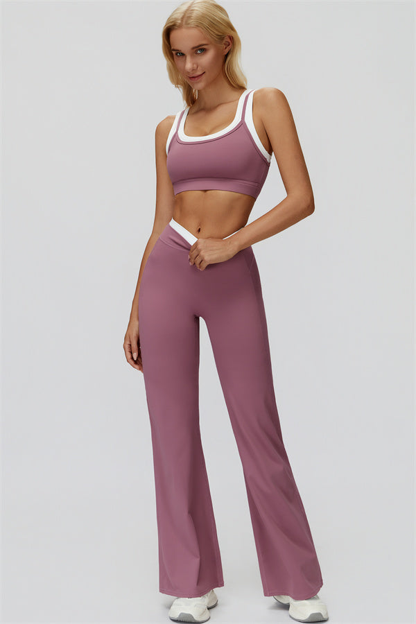 The Canyon Sports Bra Flared Leggings 2-Piece Set