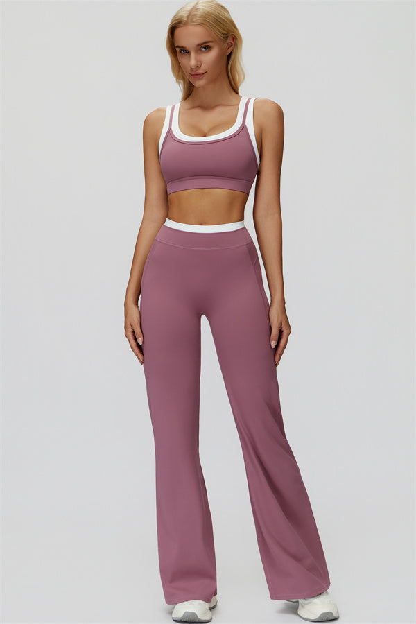 The Canyon Sports Bra Flared Leggings 2-Piece Set