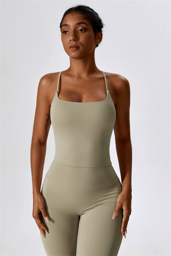 The Lily Belle Sports Bra Flared Leggings 2-Piece Set