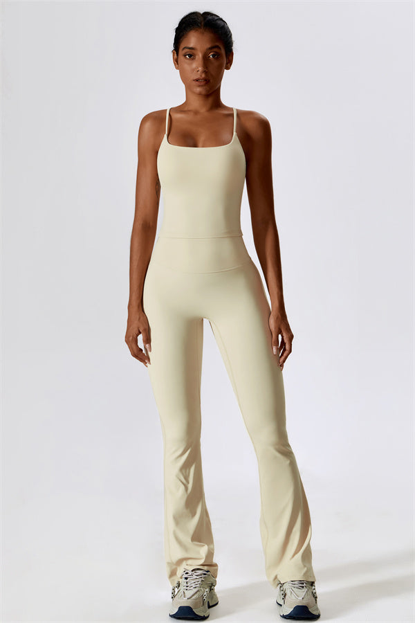 The Lily Belle Sports Bra Flared Leggings 2-Piece Set