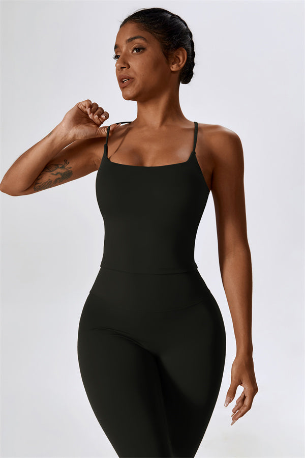 The Lily Belle Sports Bra Flared Leggings 2-Piece Set