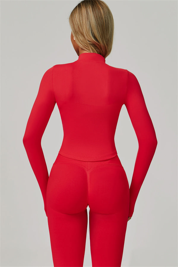 The Empower Jacket Sports Bra Leggings 3-Piece Set