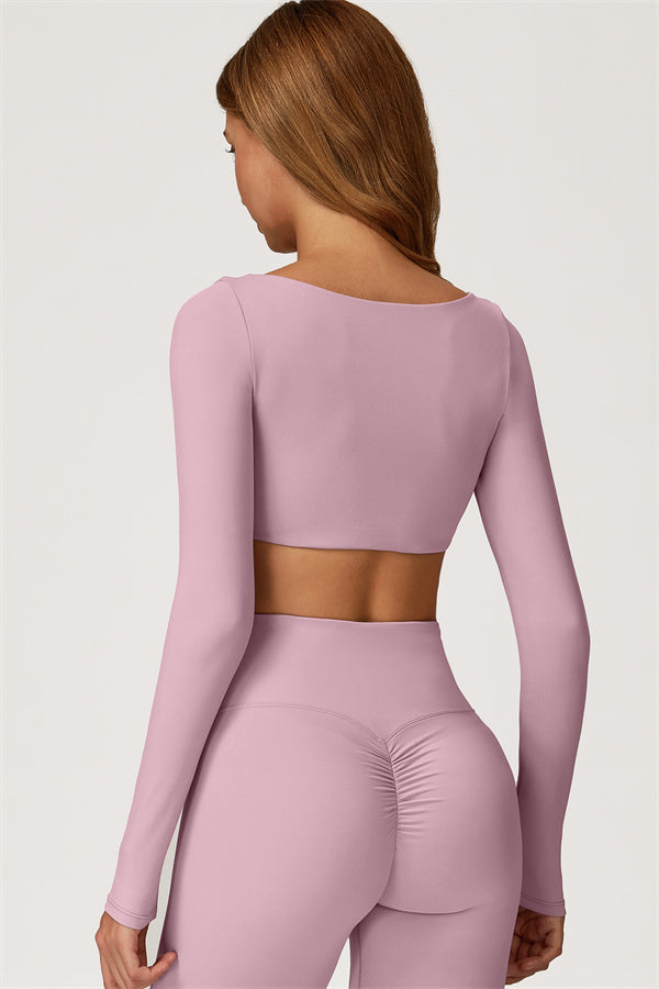 The Lily Belle Crop Top Flared Leggings 2-Piece Set