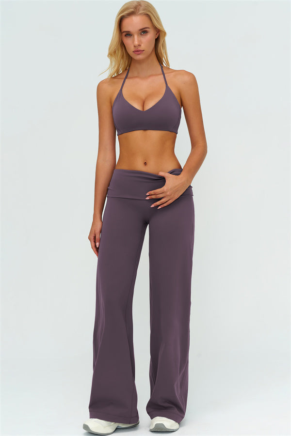 The Twirl Sports Bra Straight Leg Pants 2-Piece Set