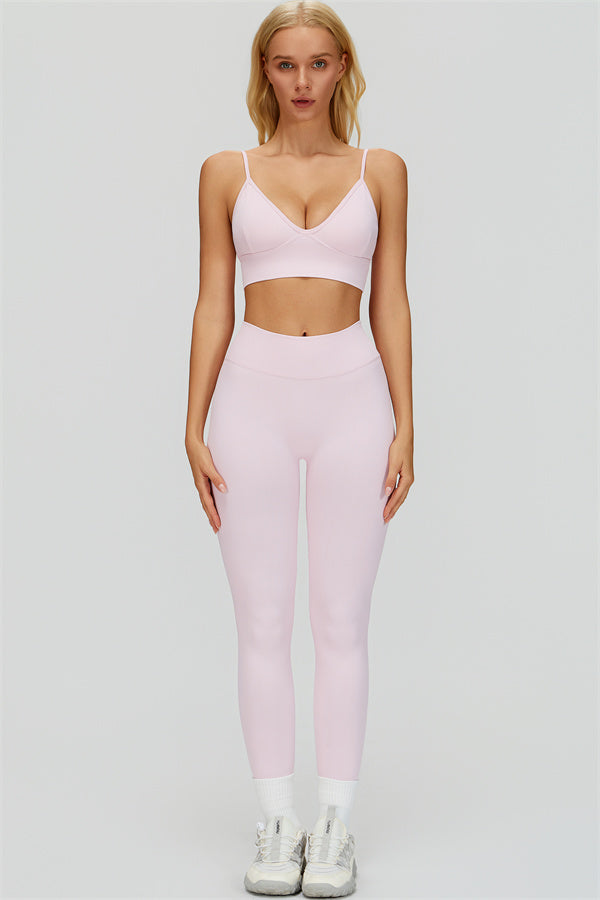 The Empower Jacket Sports Bra Leggings 3-Piece Set