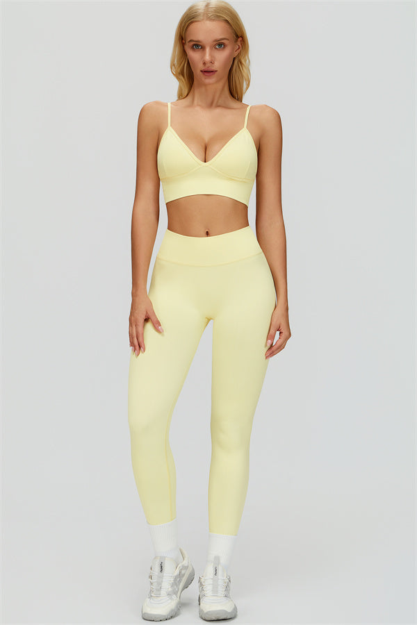 The Empower Jacket Sports Bra Leggings 3-Piece Set