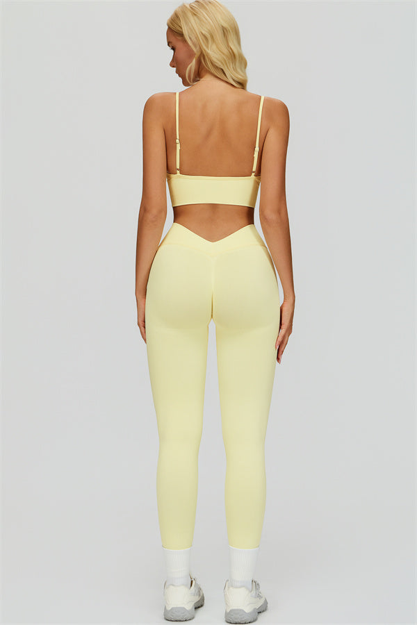 The Empower Jacket Sports Bra Leggings 3-Piece Set