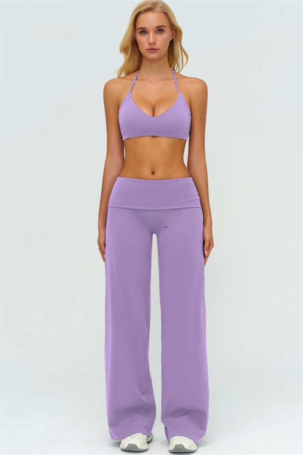 The Twirl Sports Bra Straight Leg Pants 2-Piece Set
