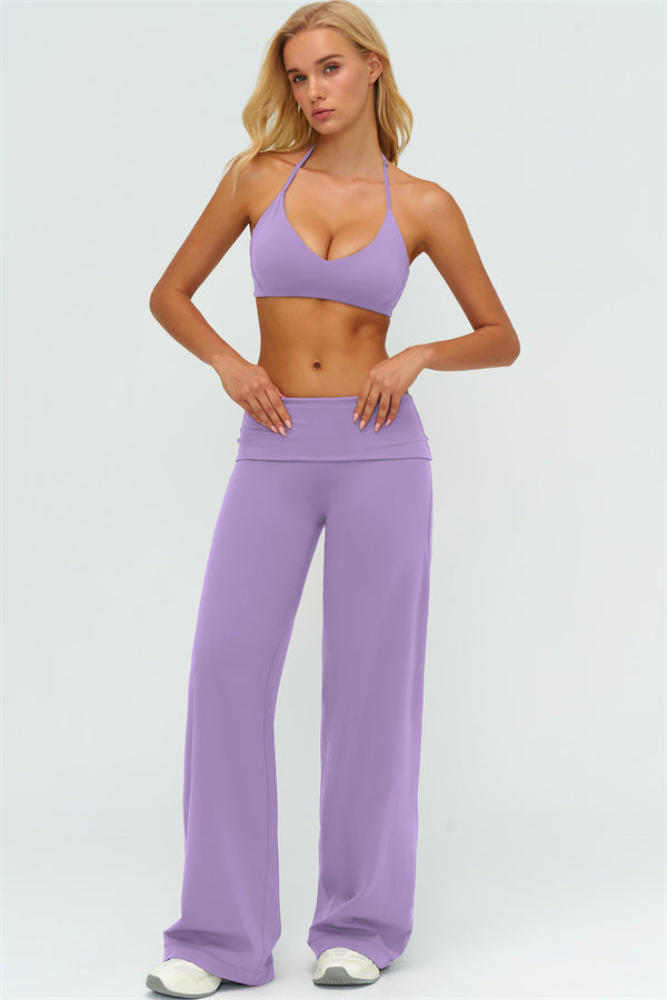 The Twirl Sports Bra Straight Leg Pants 2-Piece Set
