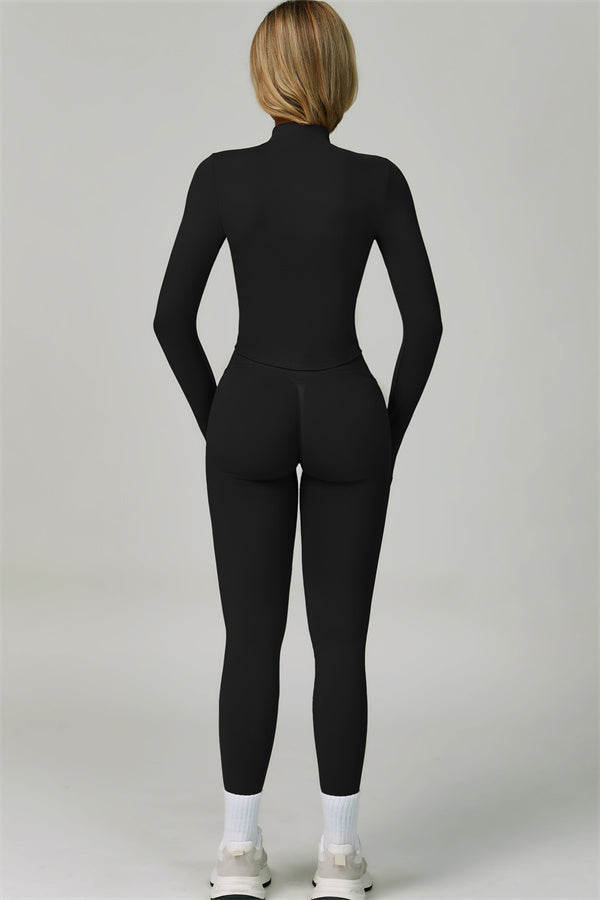 The Empower Jacket Sports Bra Leggings 3-Piece Set